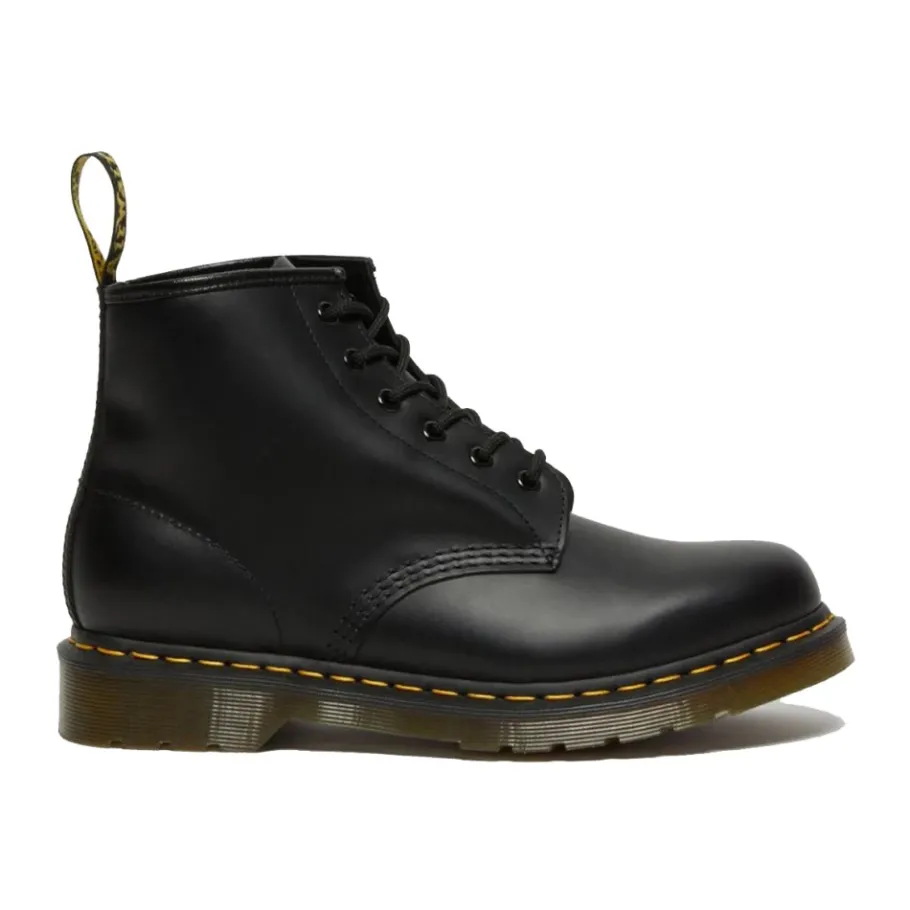 Dr. Martens 101 Smooth Boots - Klassieke Docs met gele stiksels-Heren Laarzen
