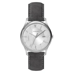 Versace Aiakos Swiss Made Horloge met Greca Patroon-Heren Horloges