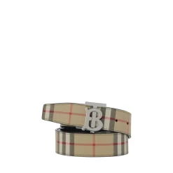 Burberry Archivio Check Reversible Belt-Heren Riemen