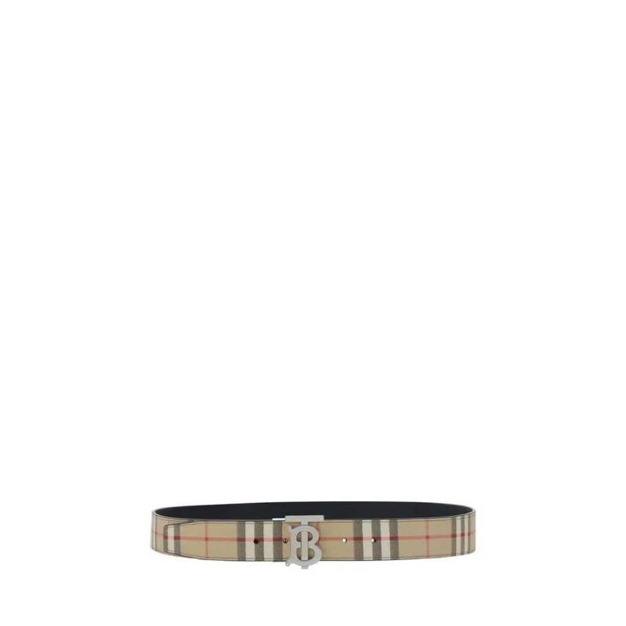 Burberry Archivio Check Reversible Belt-Heren Riemen