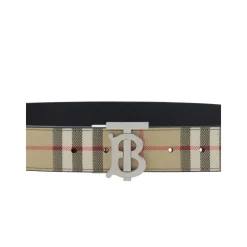 Burberry Archivio Check Reversible Belt-Heren Riemen