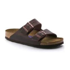 Birkenstock Arizona Soft Footbed Oiled Nubuck Leder-Heren Slippers