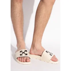 Off White Arrow Slides-Heren Slippers