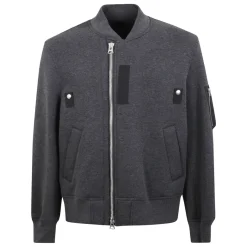 Sacai Asymmetrische Zip Hoodie-Heren Truien & Vesten