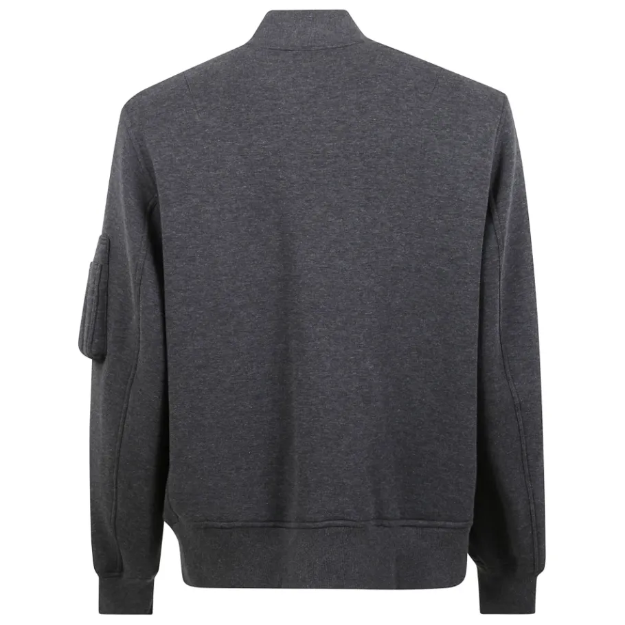 Sacai Asymmetrische Zip Hoodie-Heren Truien & Vesten