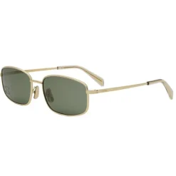 CELINE Authentieke Rhinestone Triomphe Bril-Heren Zonnebrillen