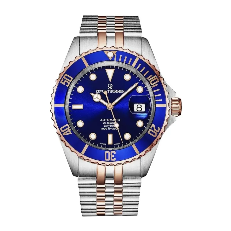 Revue Thommen Automatisch Duiker Horloge met Armband-Heren Horloges