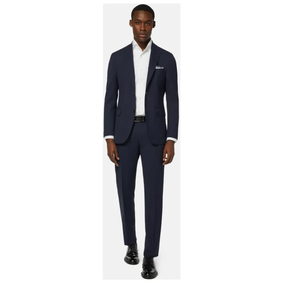 Boggi Milano B TRAVEL B Pure Travel Wollen Jas-Heren Kostuums