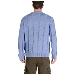 Tommy Jeans Badge Chunky Kabel Gebreide Jumper-Heren Truien & Vesten