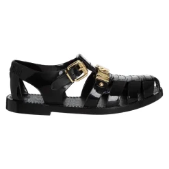 Moschino Band Sluiting Effen Jelly Sandalen-Heren Sandalen