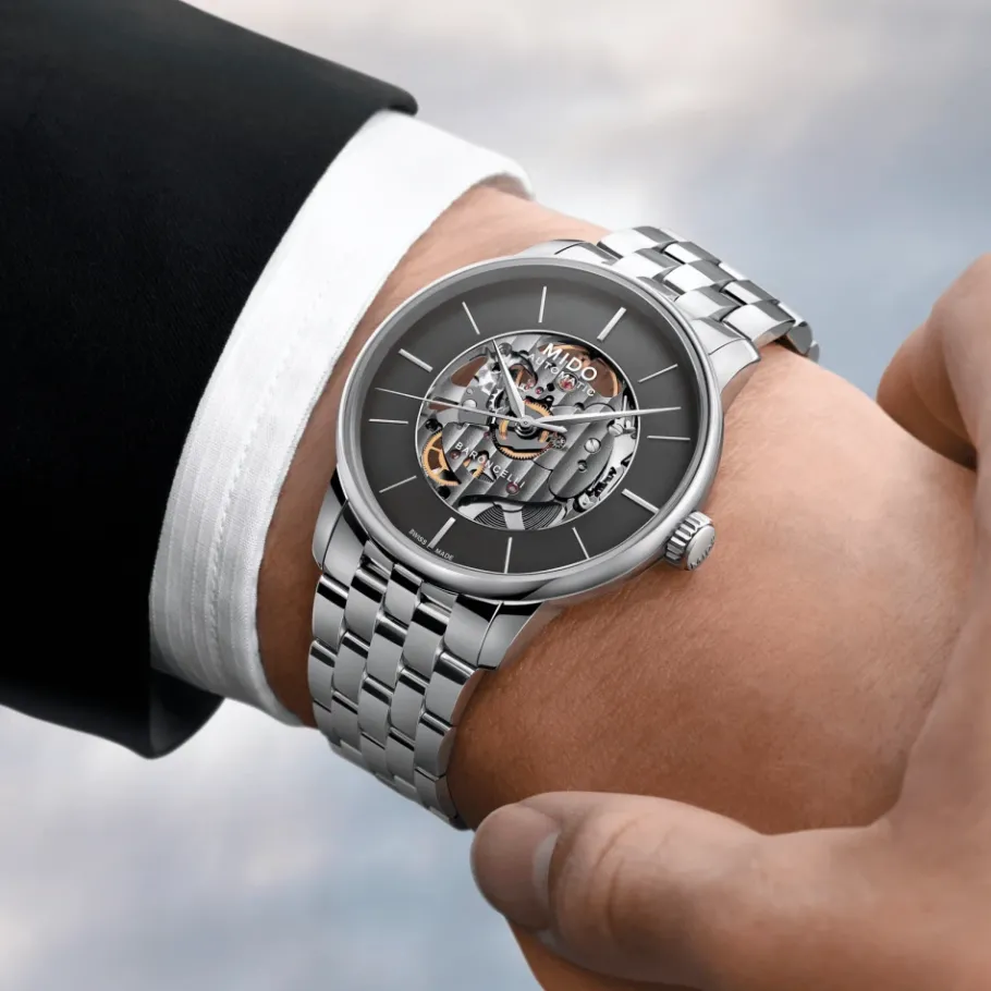 MIDO Baroncelli Signature Skeleton Horloge-Heren Horloges