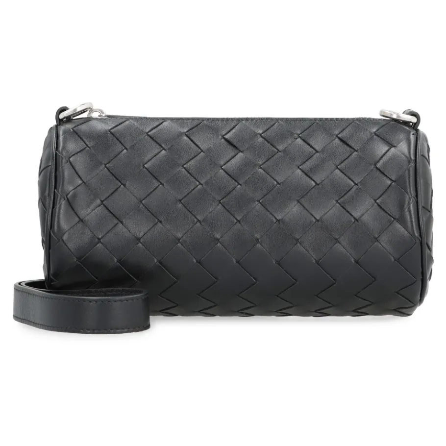 Bottega Veneta Barrel Leather crossbody tas-Heren Tassen