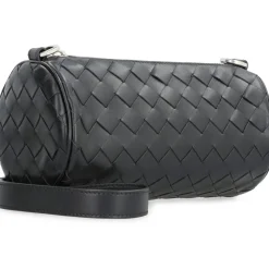 Bottega Veneta Barrel Leather crossbody tas-Heren Tassen