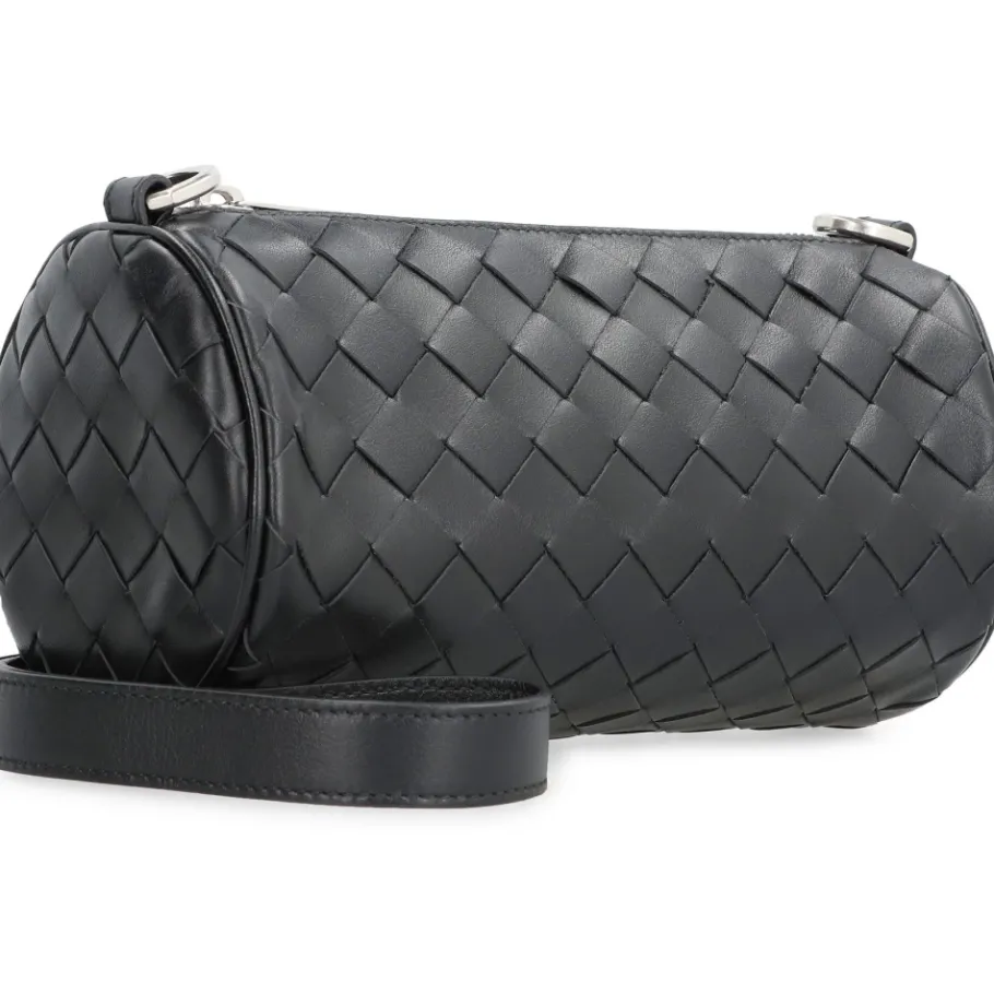 Bottega Veneta Barrel Leather crossbody tas-Heren Tassen