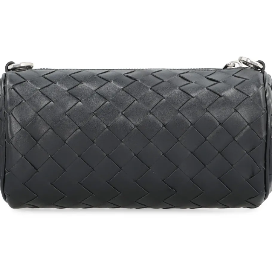 Bottega Veneta Barrel Leather crossbody tas-Heren Tassen