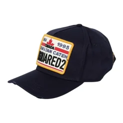 Dsquared2 Baseball Cap met Geborduurd Patch-Heren Petten