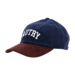Autry Baseballpet met logo in fluweel-Heren Petten