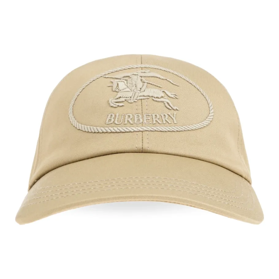 Burberry Basebalpet met logo-Heren Petten