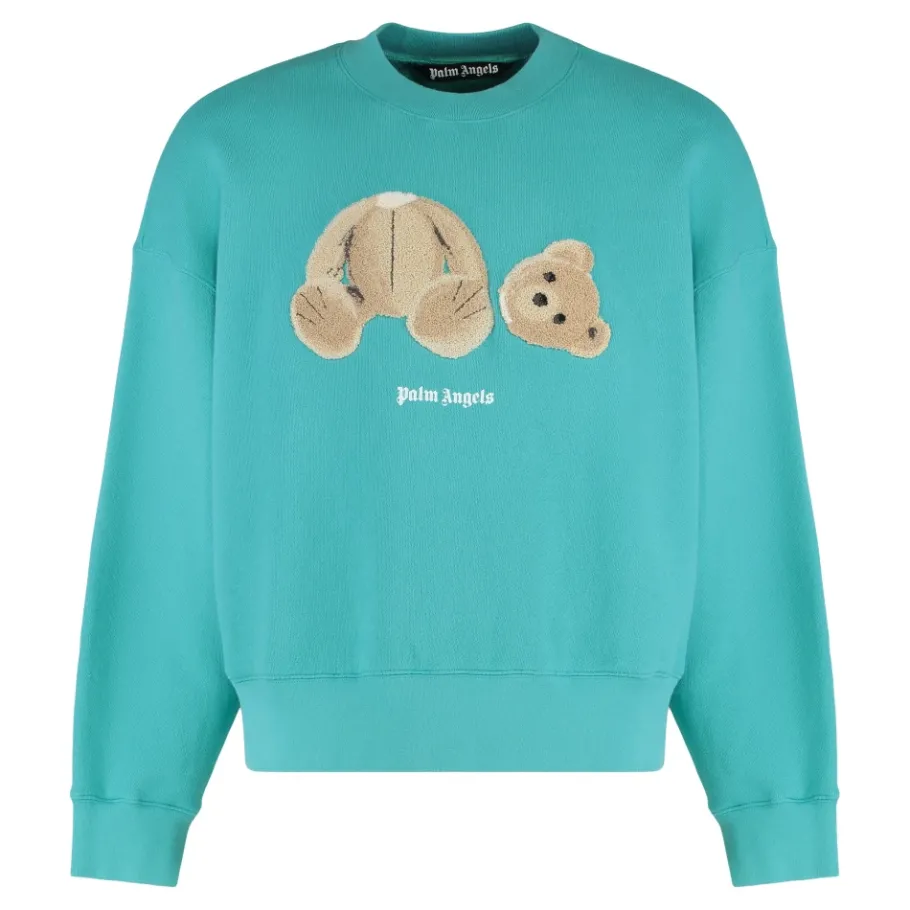 Palm Angels Bear Crew Sweatshirt-Heren Truien & Vesten