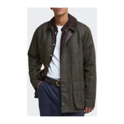 Barbour Bedale Check Wool Jacket-Heren Jassen
