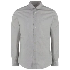 Bastoncino Bedrukt Katoenen Overhemd-Heren Overhemden