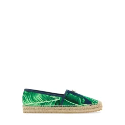 Dolce & Gabbana Bedrukte canvas espadrilles-Heren Espadrilles