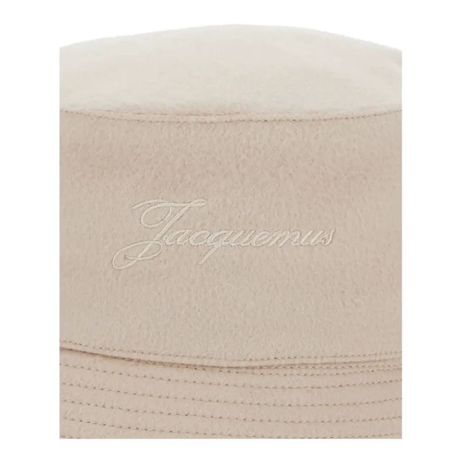 Jacquemus Bucket Hat met Logo Borduurwerk-Heren Hoeden