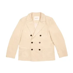 Bram's Fruit Corduroy Double Breasted Suit Jacket-Heren Kostuums