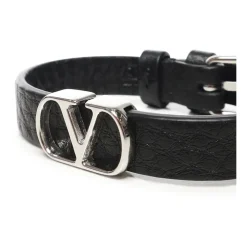 Valentino Garavani Bijoux Kalfsleer VLogo Handtekening-Heren Riemen