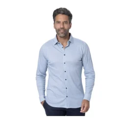 Desoto geometrisch patroon overhemd-Heren Overhemden