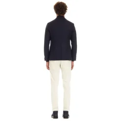 Tagliatore Geweven Jas met Spiegelrevers-Heren Kostuums