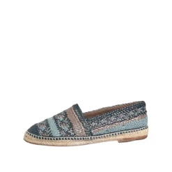 Dolce & Gabbana Grijs Geweven Leren Espadrilles-Heren Espadrilles