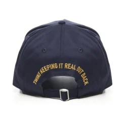 Dsquared2 Katoen Gabardine Logo Borduurwerk Hoed-Heren Petten