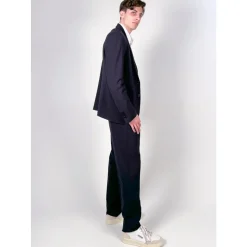 Mauro Grifoni slim fit technisch wollen pak-Heren Kostuums