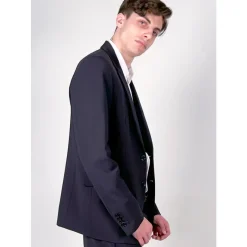 Mauro Grifoni slim fit technisch wollen pak-Heren Kostuums