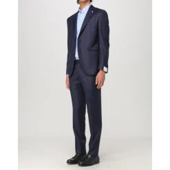 Luigi Bianchi Mantova Twee-Knoopspak-Heren Kostuums