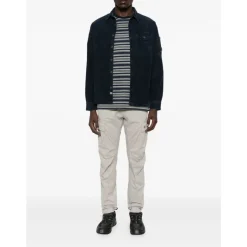 C.P. Company e Corduroy Textuur Overhemd Lange Mouwen-Heren Overhemden