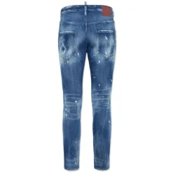 Dsquared2 e Distressed Denim Slim Cut Jeans-Heren Jeans