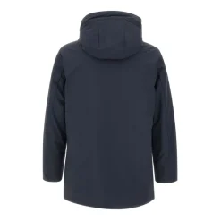 Woolrich e Hooded Jas Knoopsluiting-Heren Jassen