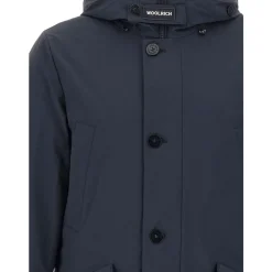 Woolrich e Hooded Jas Knoopsluiting-Heren Jassen