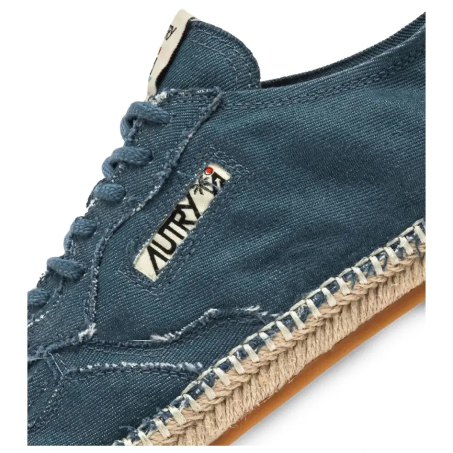 Autry e Katoenen Platte Schoenen-Heren Espadrilles