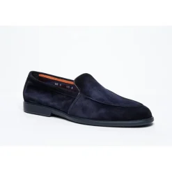 Santoni e Suède Loafers-Heren Instappers & Slip Ons