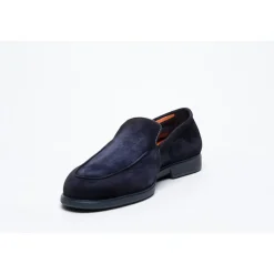 Santoni e Suède Loafers-Heren Instappers & Slip Ons