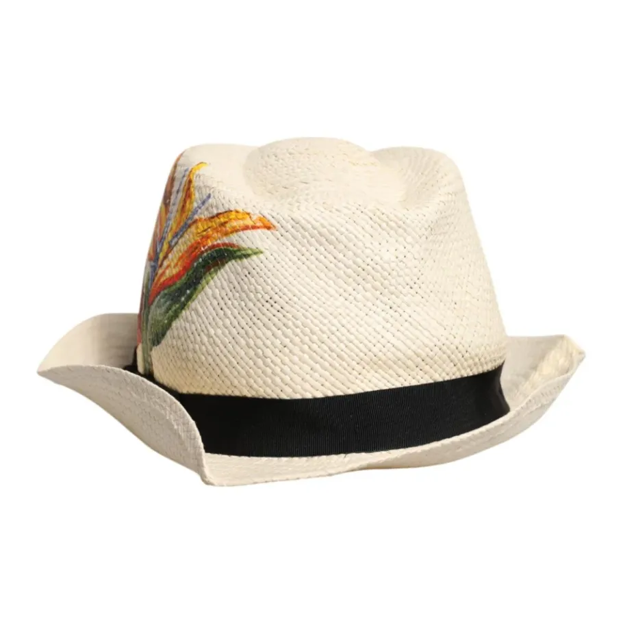 Dolce & Gabbana Bloemenprint Fedora Hoed-Heren Hoeden