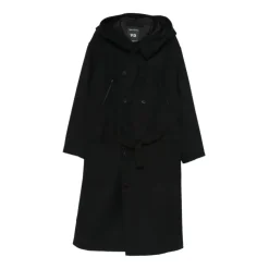 Y-3 Bonded Melton Coat-Heren Jassen