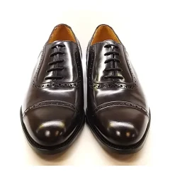 Berwick Bordeaux Leder Oxford Schoenen-Heren Nette Schoenen