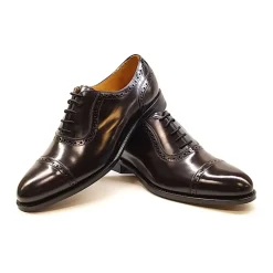 Berwick Bordeaux Leder Oxford Schoenen-Heren Nette Schoenen