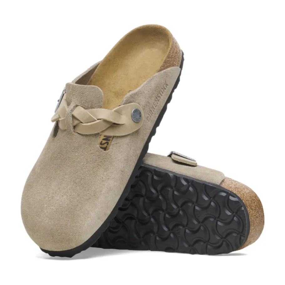 Birkenstock Boston Braided Narrow Fit-Heren Instappers & Slip Ons