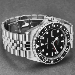 Revue Thommen Bracelet Watch Diver GMT Automatisch Horloge-Heren Horloges