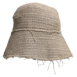 Dolce & Gabbana Brede Rand Linnen Bucket Hat met Logo-Heren Hoeden
